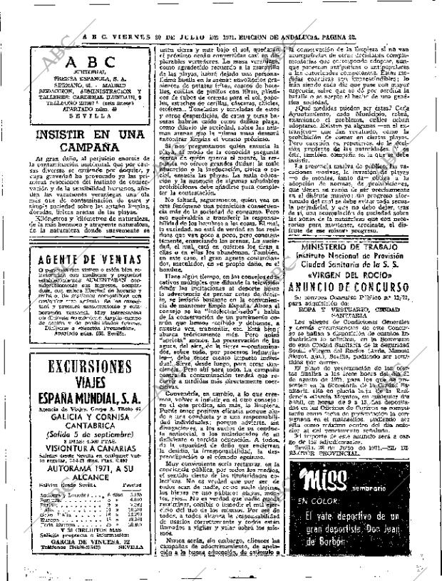 ABC SEVILLA 30-07-1971 página 22