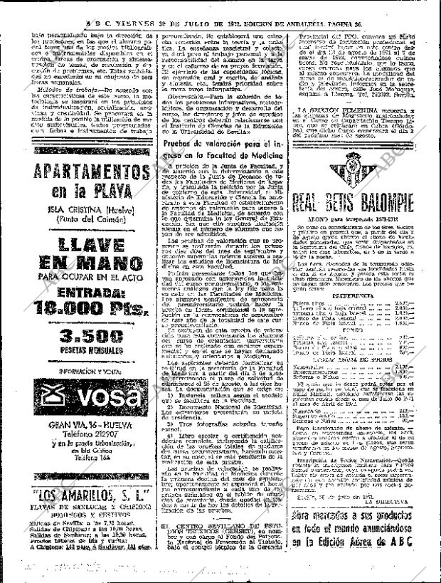 ABC SEVILLA 30-07-1971 página 26