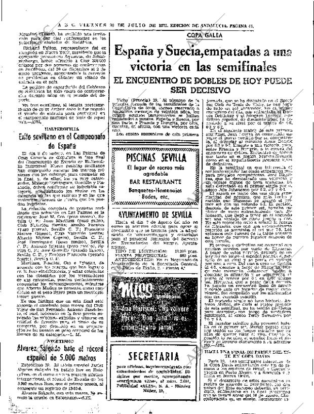 ABC SEVILLA 30-07-1971 página 41