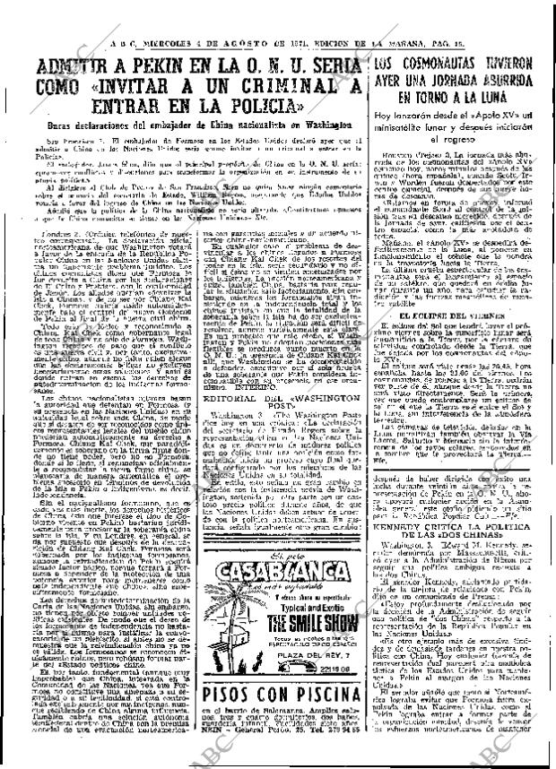 ABC MADRID 04-08-1971 página 15
