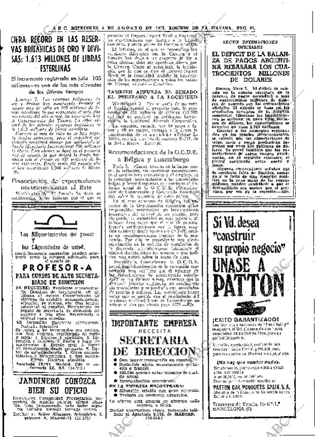 ABC MADRID 04-08-1971 página 42