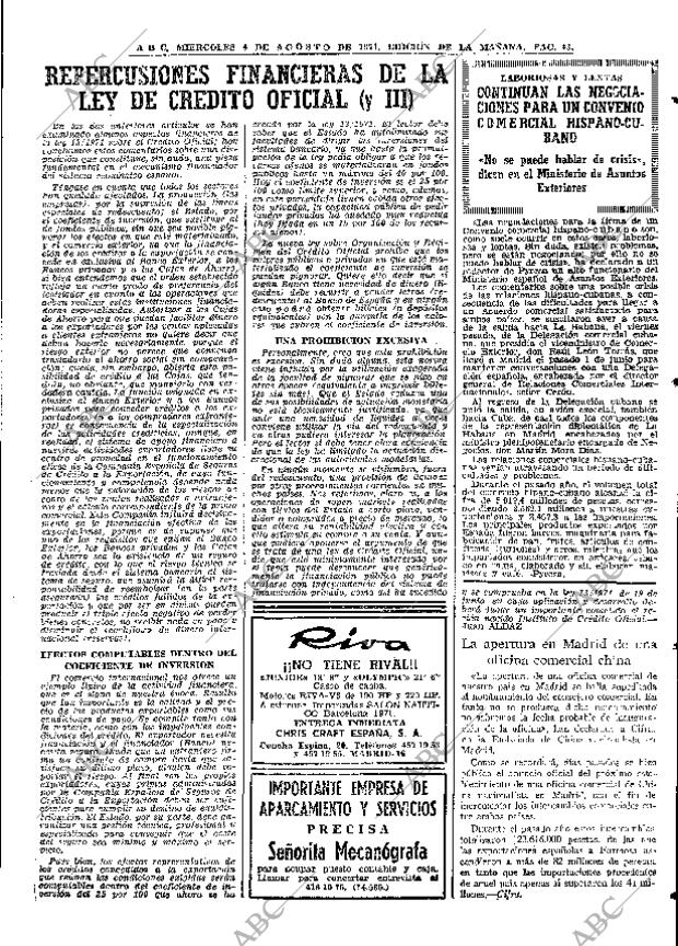 ABC MADRID 04-08-1971 página 43