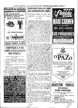 ABC MADRID 05-08-1971 página 16