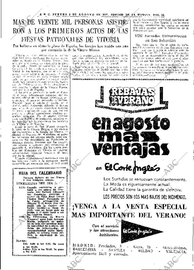 ABC MADRID 05-08-1971 página 31