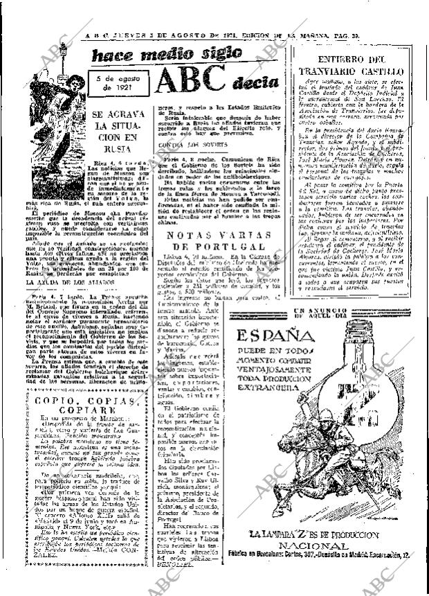 ABC MADRID 05-08-1971 página 39
