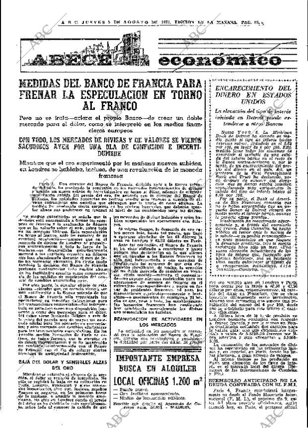 ABC MADRID 05-08-1971 página 45