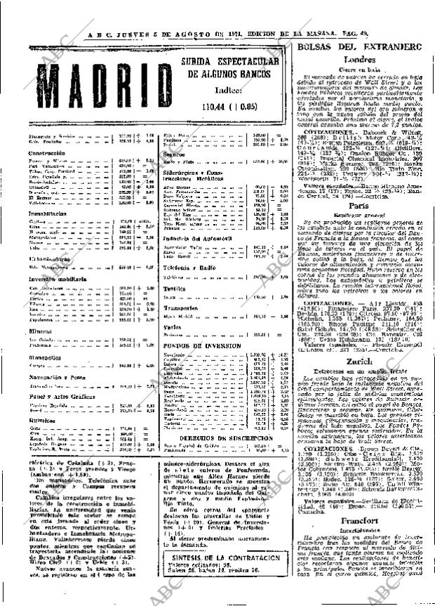 ABC MADRID 05-08-1971 página 49
