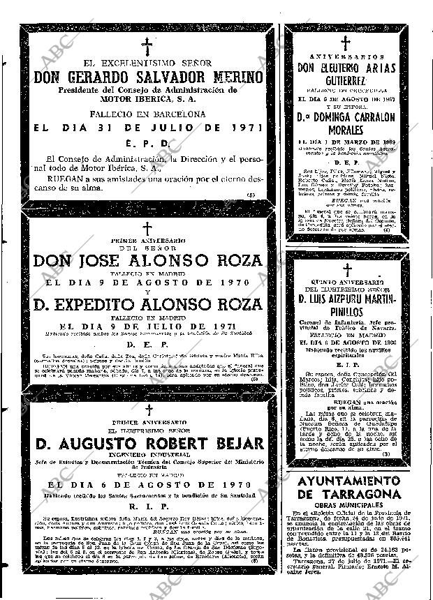 ABC MADRID 05-08-1971 página 72
