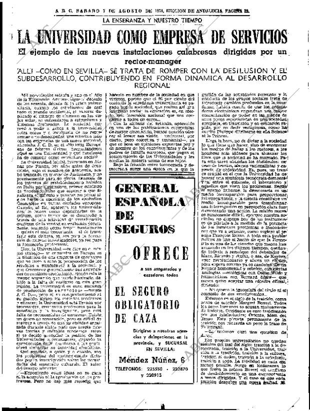 ABC SEVILLA 07-08-1971 página 23