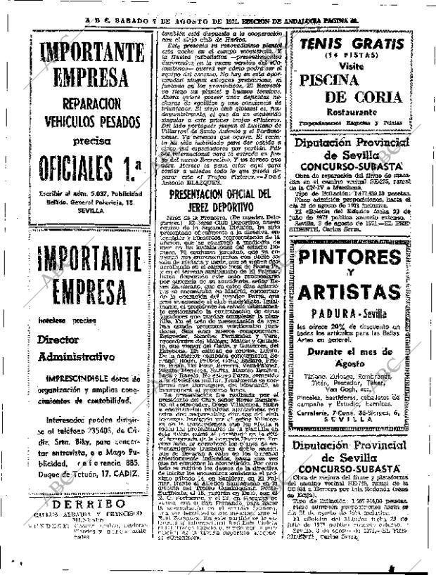 ABC SEVILLA 07-08-1971 página 40