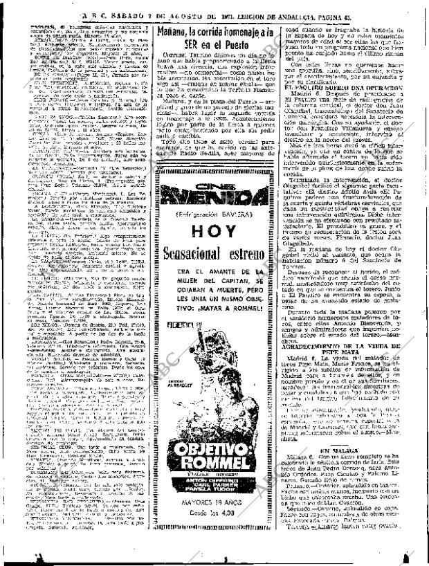 ABC SEVILLA 07-08-1971 página 45
