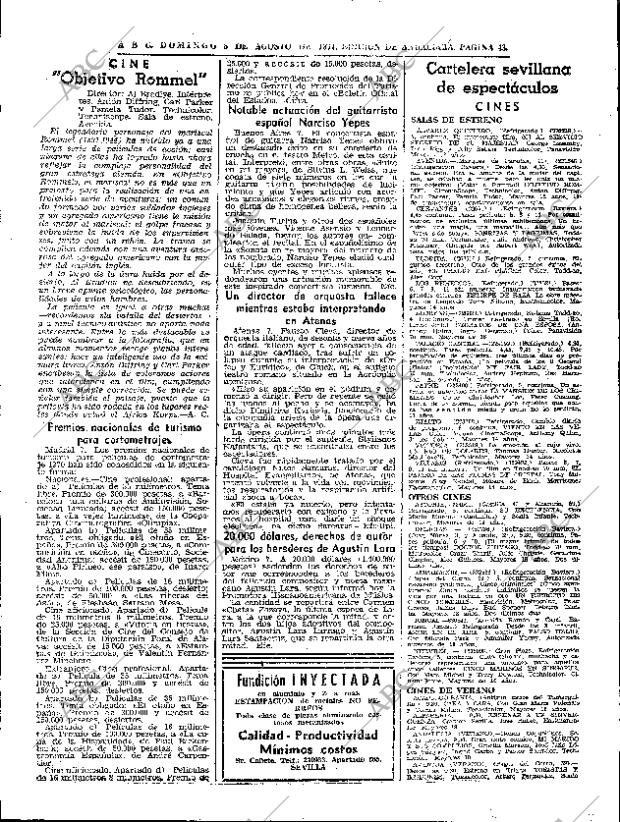 ABC SEVILLA 08-08-1971 página 43