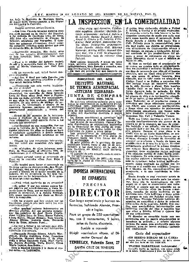 ABC MADRID 10-08-1971 página 51