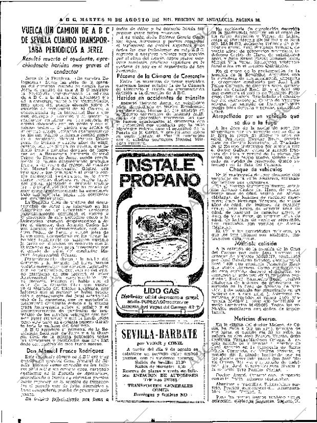 ABC SEVILLA 10-08-1971 página 30
