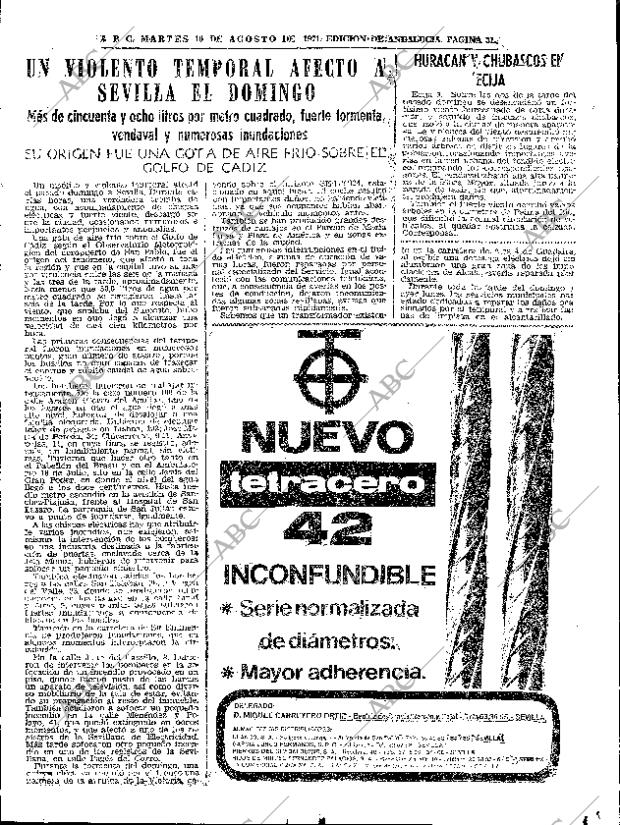 ABC SEVILLA 10-08-1971 página 31