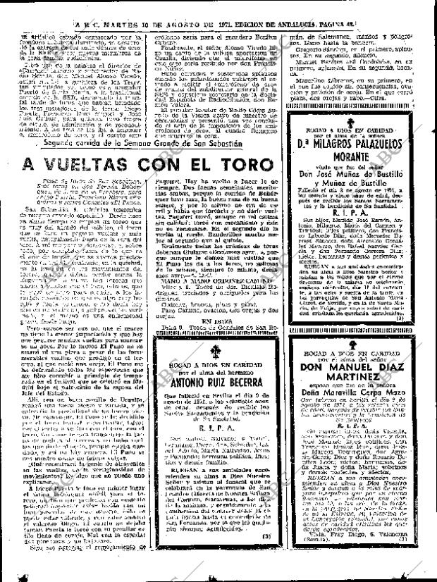 ABC SEVILLA 10-08-1971 página 48