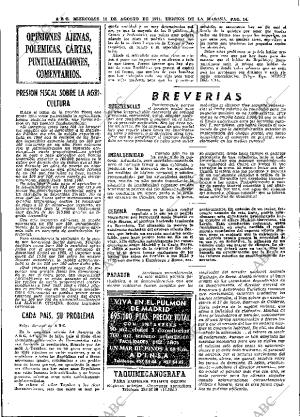 ABC MADRID 11-08-1971 página 14