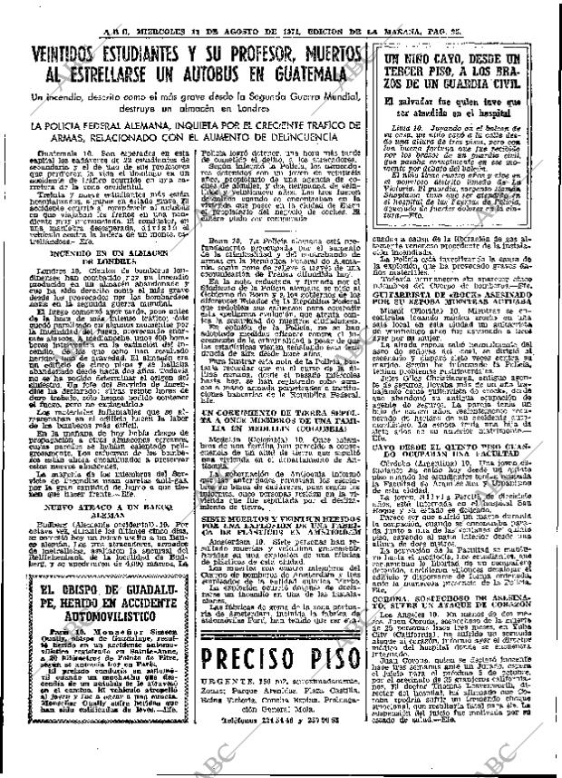 ABC MADRID 11-08-1971 página 25