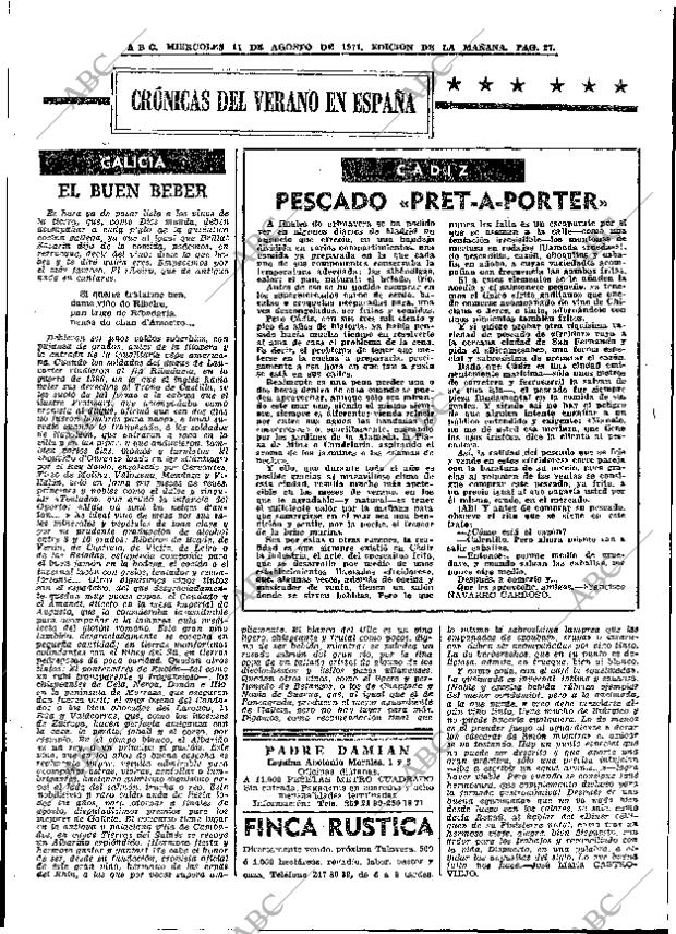 ABC MADRID 11-08-1971 página 27