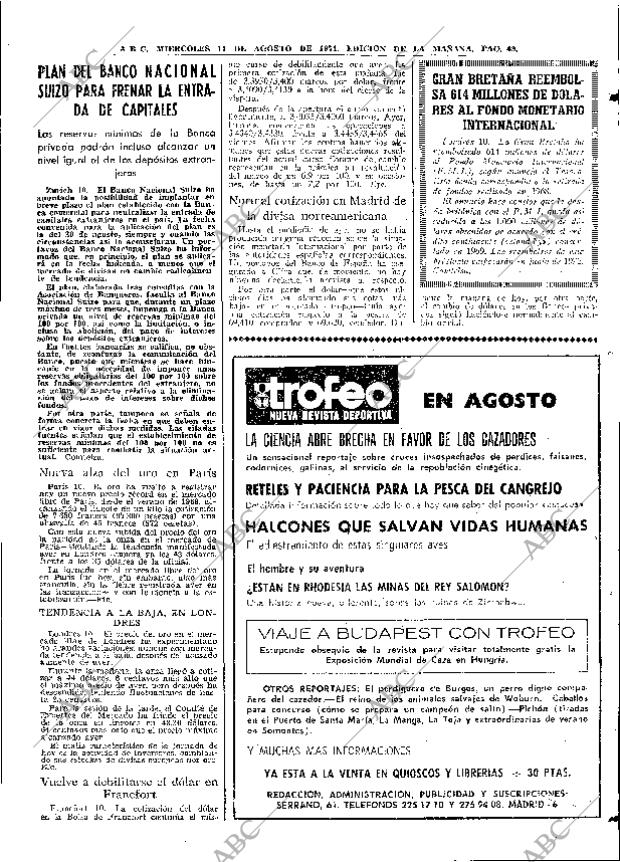 ABC MADRID 11-08-1971 página 49