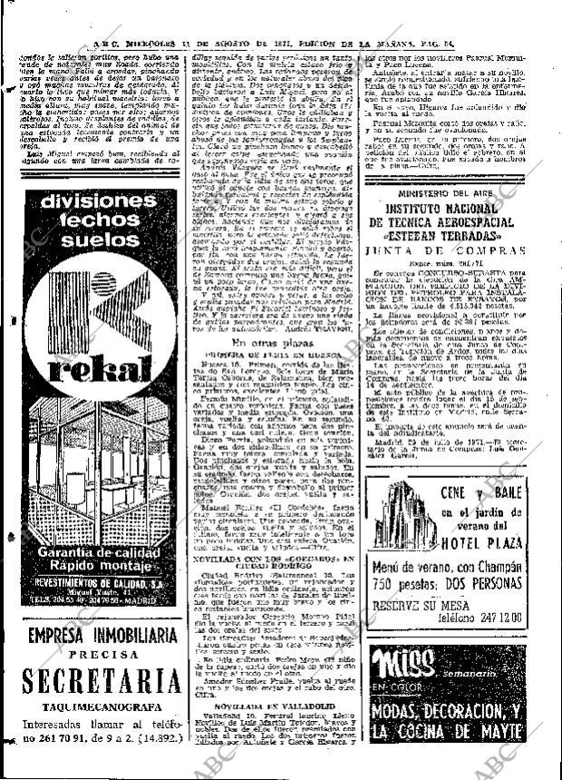ABC MADRID 11-08-1971 página 54