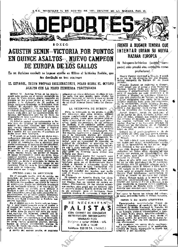 ABC MADRID 11-08-1971 página 55