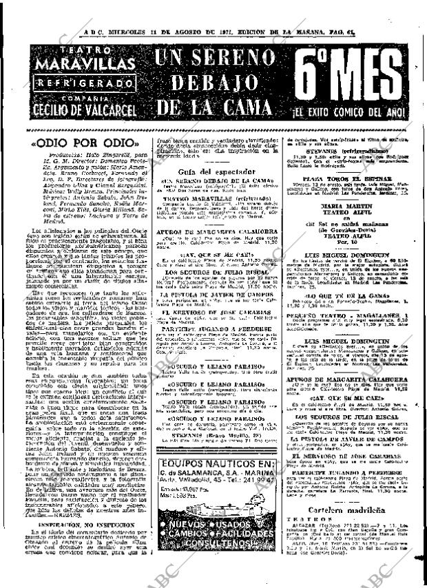 ABC MADRID 11-08-1971 página 61