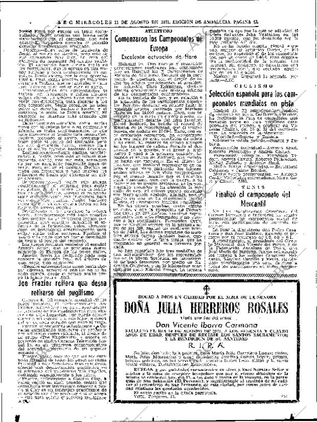 ABC SEVILLA 11-08-1971 página 42