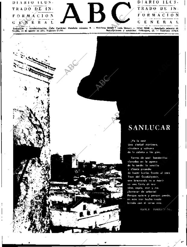 ABC SEVILLA 14-08-1971 página 3