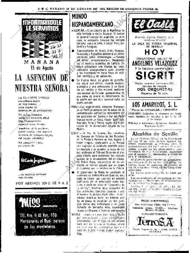 ABC SEVILLA 14-08-1971 página 36