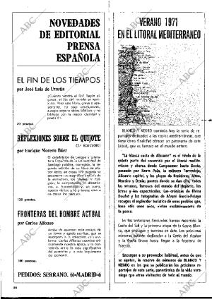 BLANCO Y NEGRO MADRID 14-08-1971 página 34