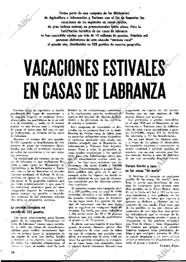 BLANCO Y NEGRO MADRID 14-08-1971 página 58