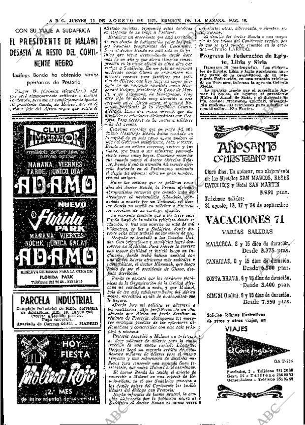ABC MADRID 19-08-1971 página 18