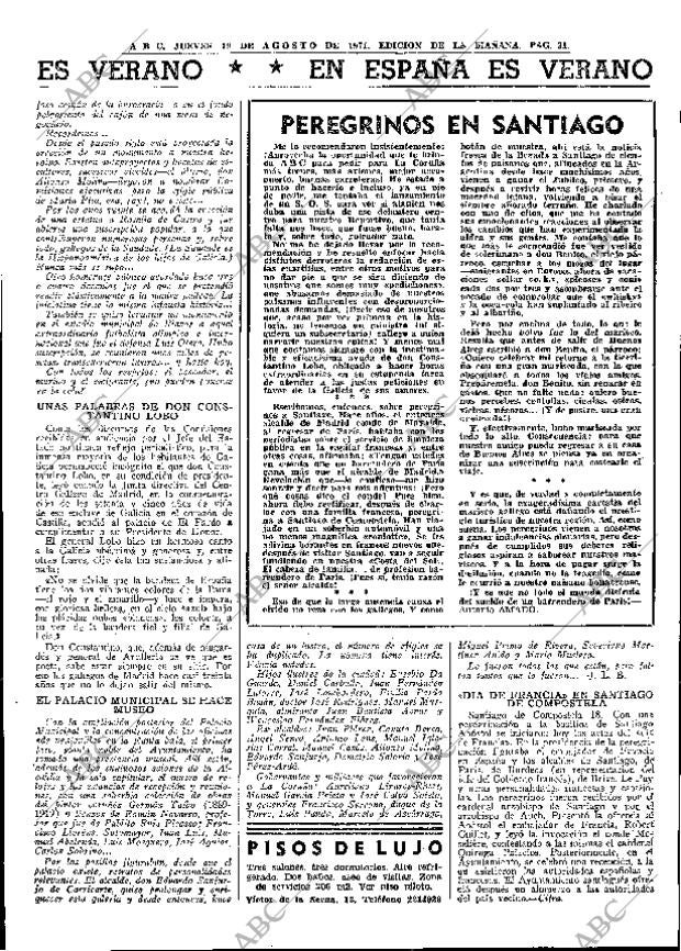 ABC MADRID 19-08-1971 página 31