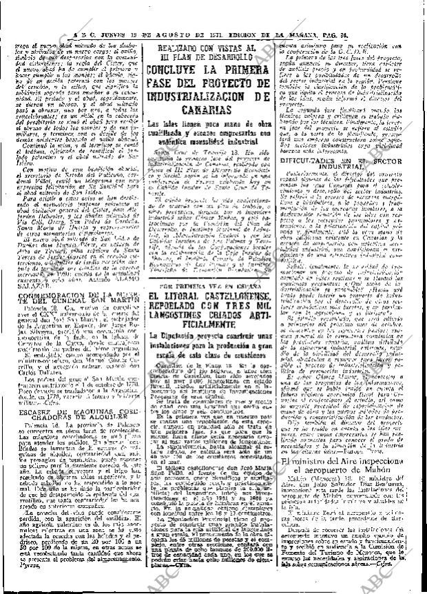 ABC MADRID 19-08-1971 página 34