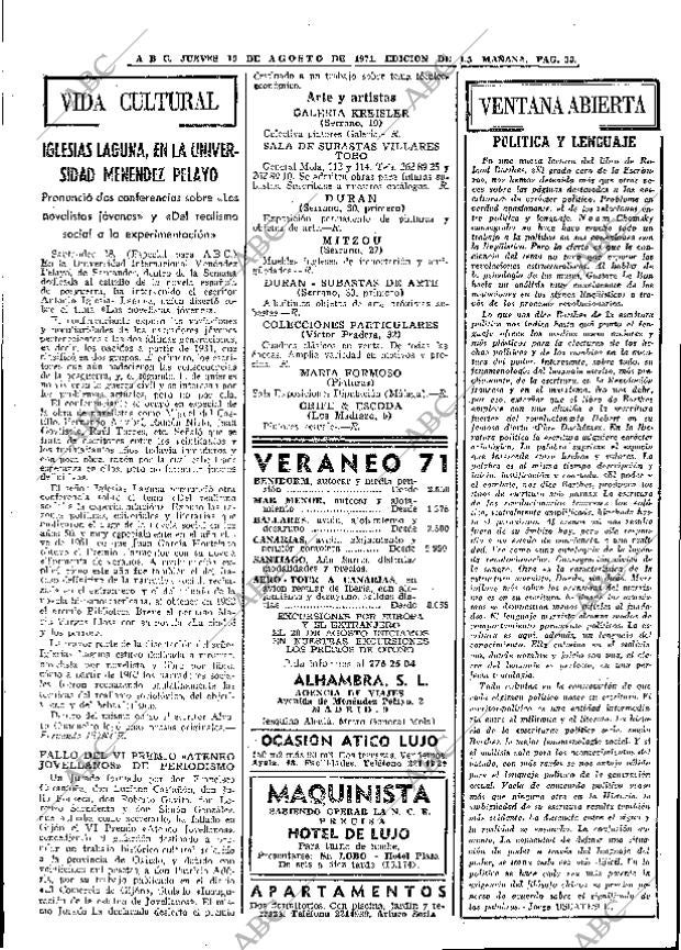ABC MADRID 19-08-1971 página 39
