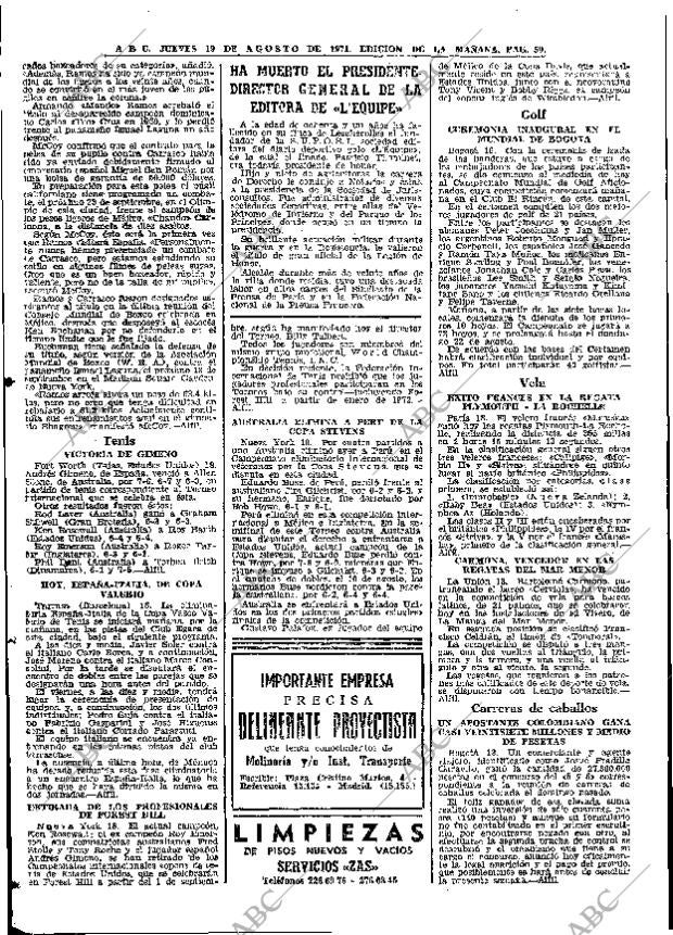ABC MADRID 19-08-1971 página 50