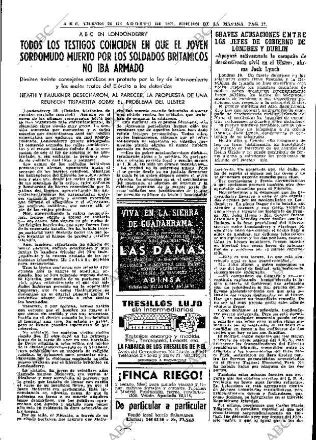 ABC MADRID 20-08-1971 página 17