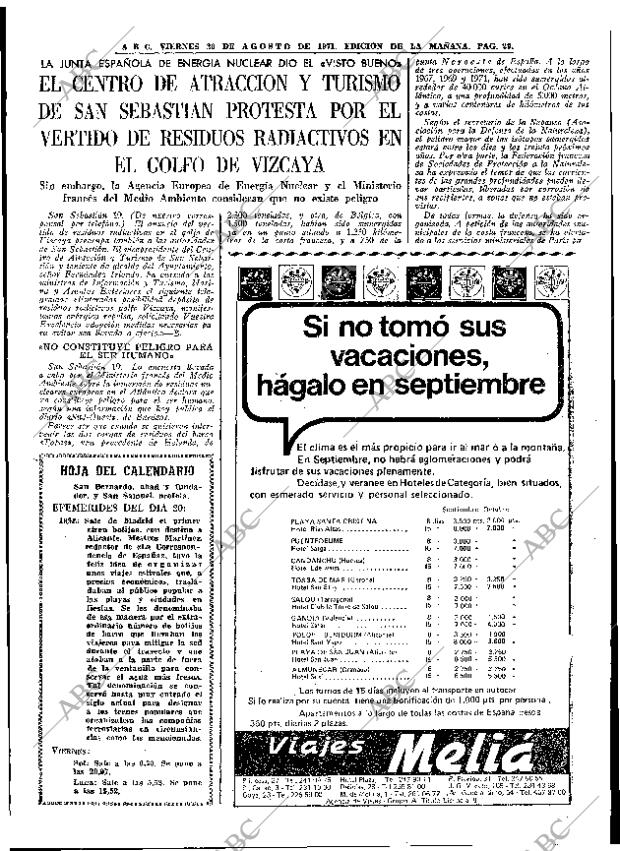 ABC MADRID 20-08-1971 página 29