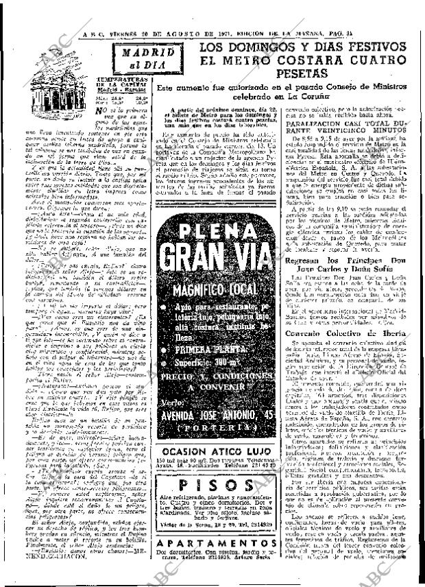 ABC MADRID 20-08-1971 página 35