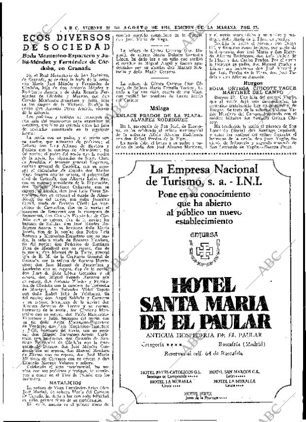 ABC MADRID 20-08-1971 página 37