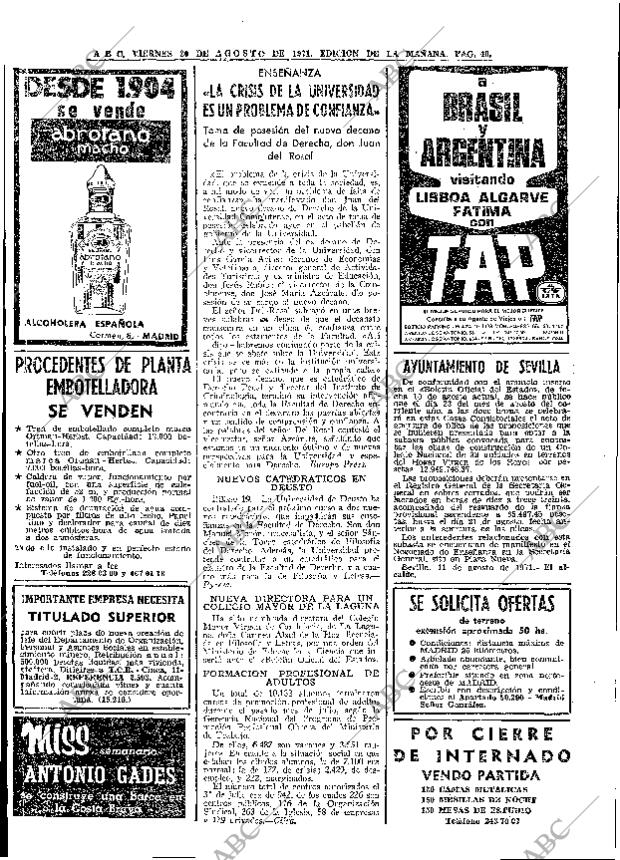 ABC MADRID 20-08-1971 página 40