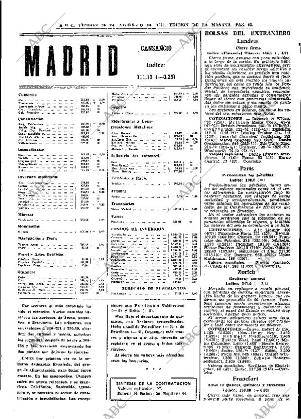 ABC MADRID 20-08-1971 página 43
