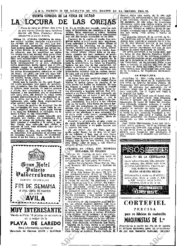 ABC MADRID 20-08-1971 página 51