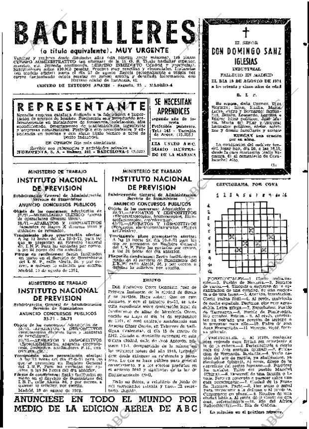 ABC MADRID 20-08-1971 página 67