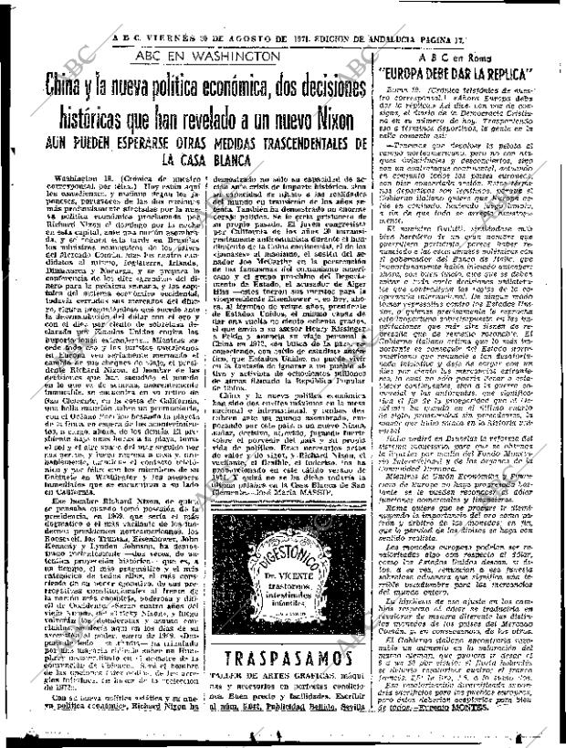 ABC SEVILLA 20-08-1971 página 17