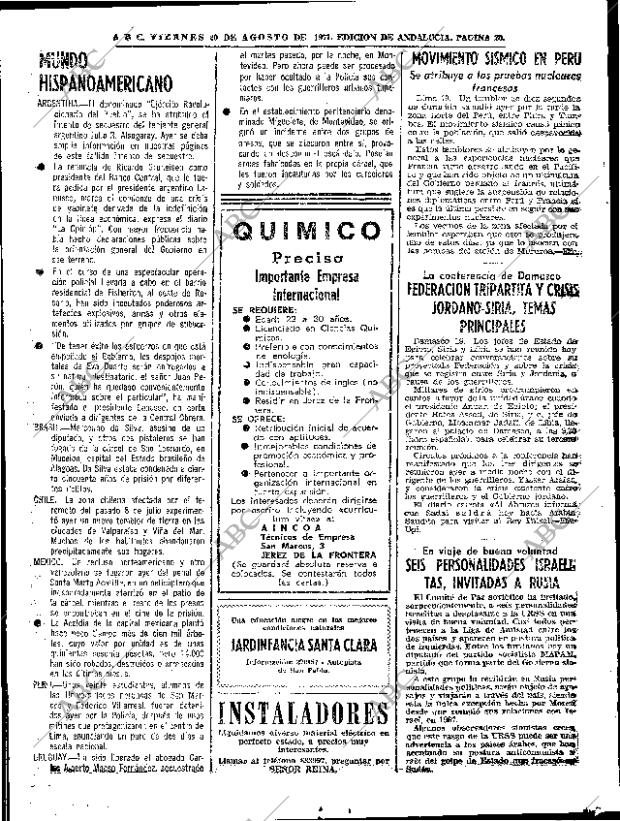 ABC SEVILLA 20-08-1971 página 20