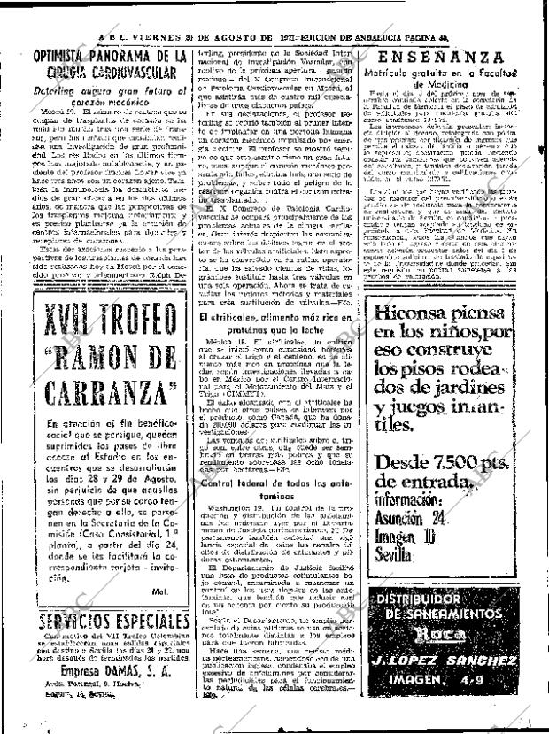 ABC SEVILLA 20-08-1971 página 40