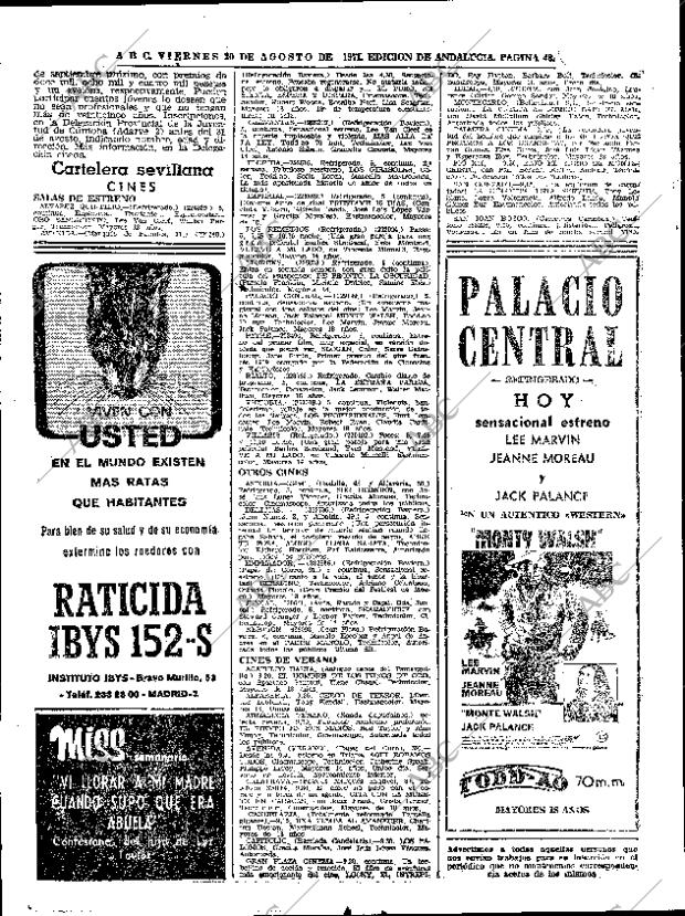 ABC SEVILLA 20-08-1971 página 42