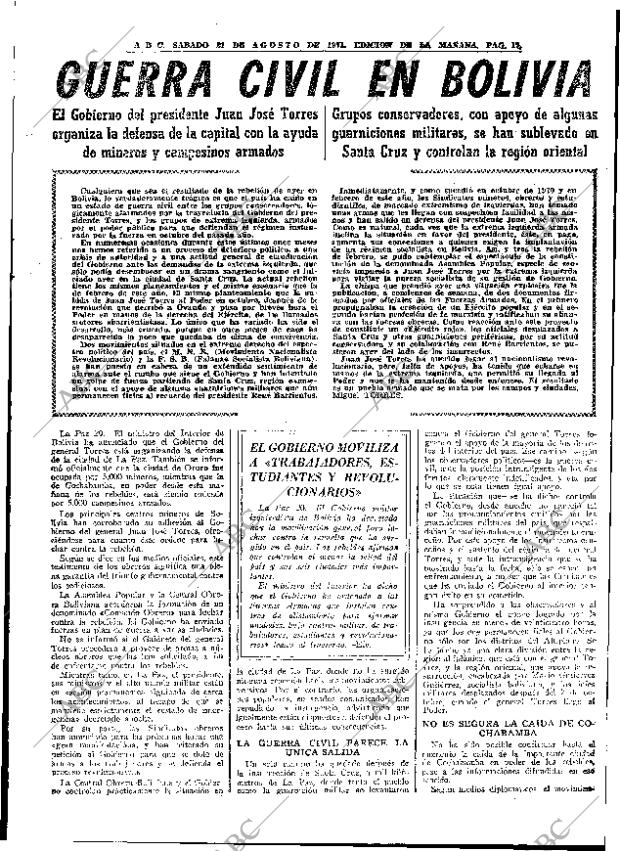 ABC MADRID 21-08-1971 página 17
